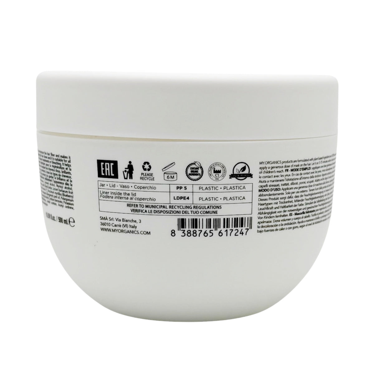 MY.ORGANICS 枸杞奇蹟髮膜 500ml MY.ORGANICS Miracle Mask Goji