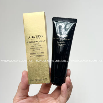 SHISEIDO 時光琉璃洗面奶 50ml Shiseido 晶鑽豐盈潔面泡沫  FUTURE SOLUTION LX Extra Rich Cleansing Foam