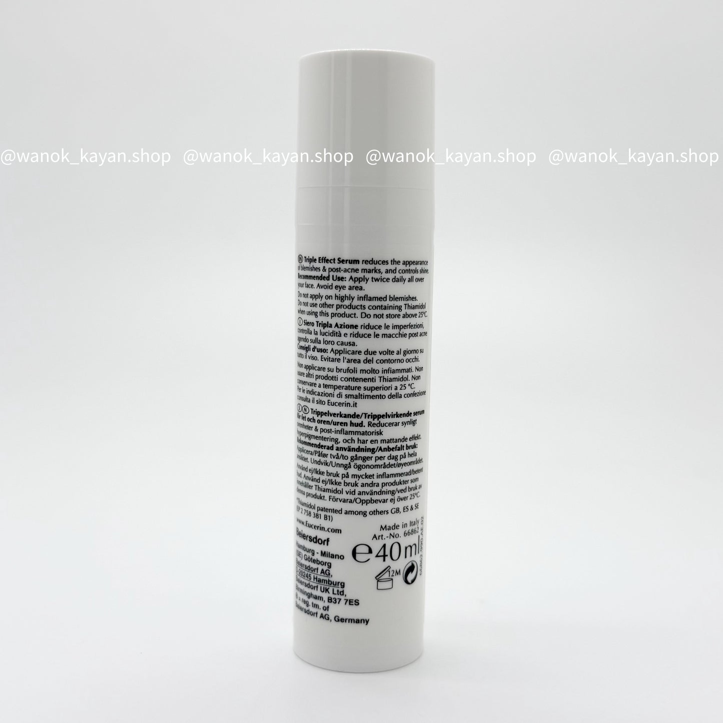Eucerin 清痘淨顏痘印舒緩三效精 40ml Eucerin 水楊酸控油清痘三效精華液 40ml DermoPurifyer Oil Control Triple Effect Serum