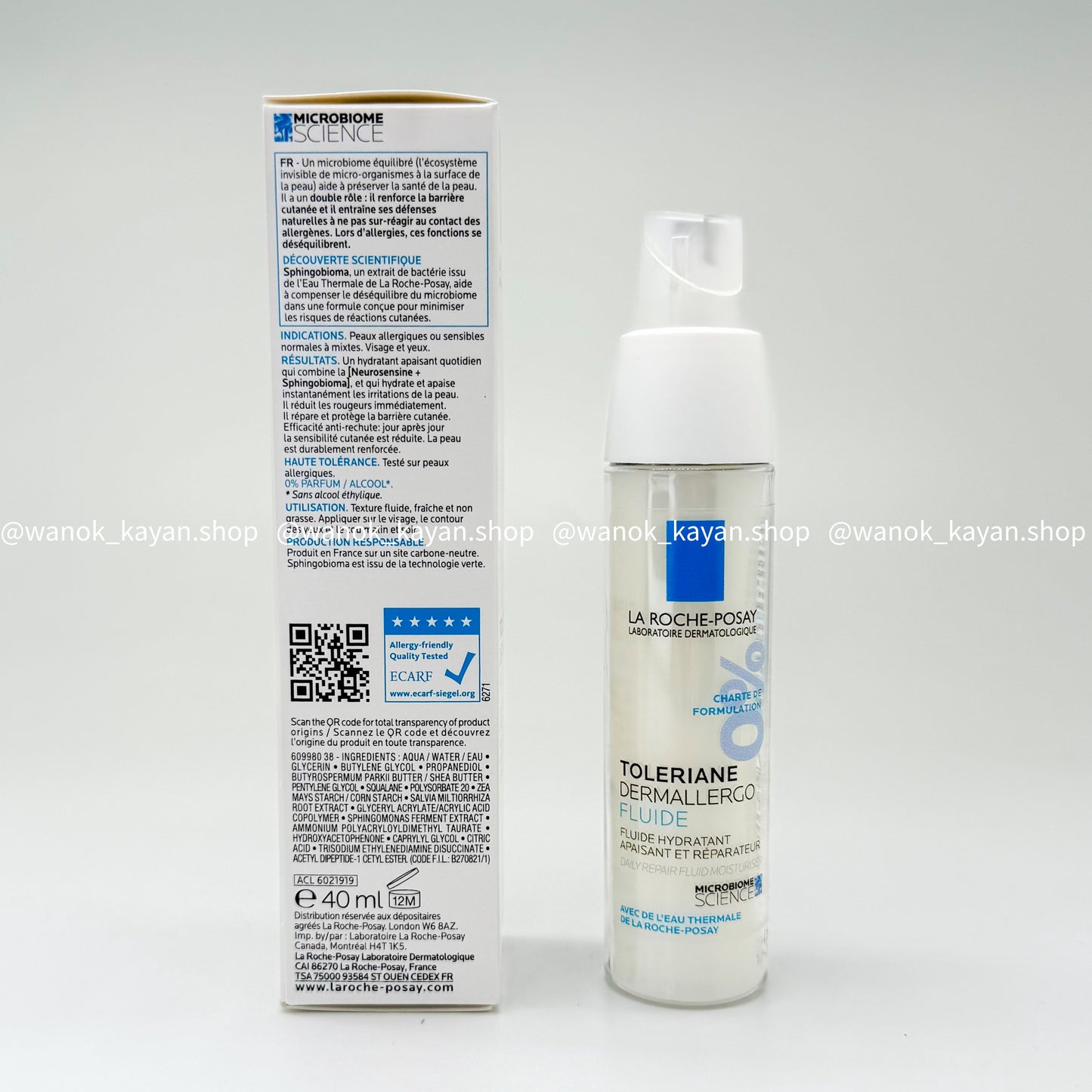 法國 La Roche-Posay 抗敏全效修護乳 40ML TOLERIANE DERMALLERGO FLUID Laroche Posay 理膚泉