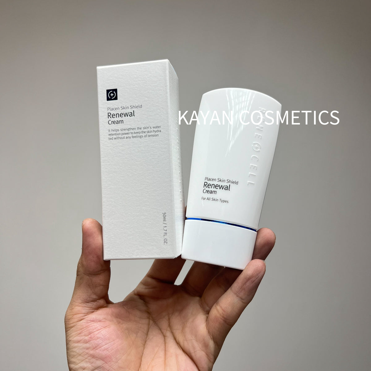 Rene-Cell 隔離再生霜 保濕隔離乳50ML Placen Skin Shield Renewal Cream