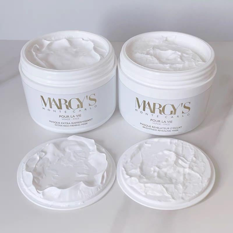 新版 包順豐 瑞士 MARGYS margy’s 蒙地卡羅 早安緊致面膜（滋潤緊致） 250ml院裝 POUR LA VIE VISAGE - FACE MASQUE EXTRA RAFFERMISSANT EXTRA RICH FIRMING MASK MARCY‘S MONTE CARLO。晚安嬰兒面膜（煥彩面膜） 250ml MASQUE REVELATEUR D‘ECLAT BRIGHTNESS REVEALING MASK。