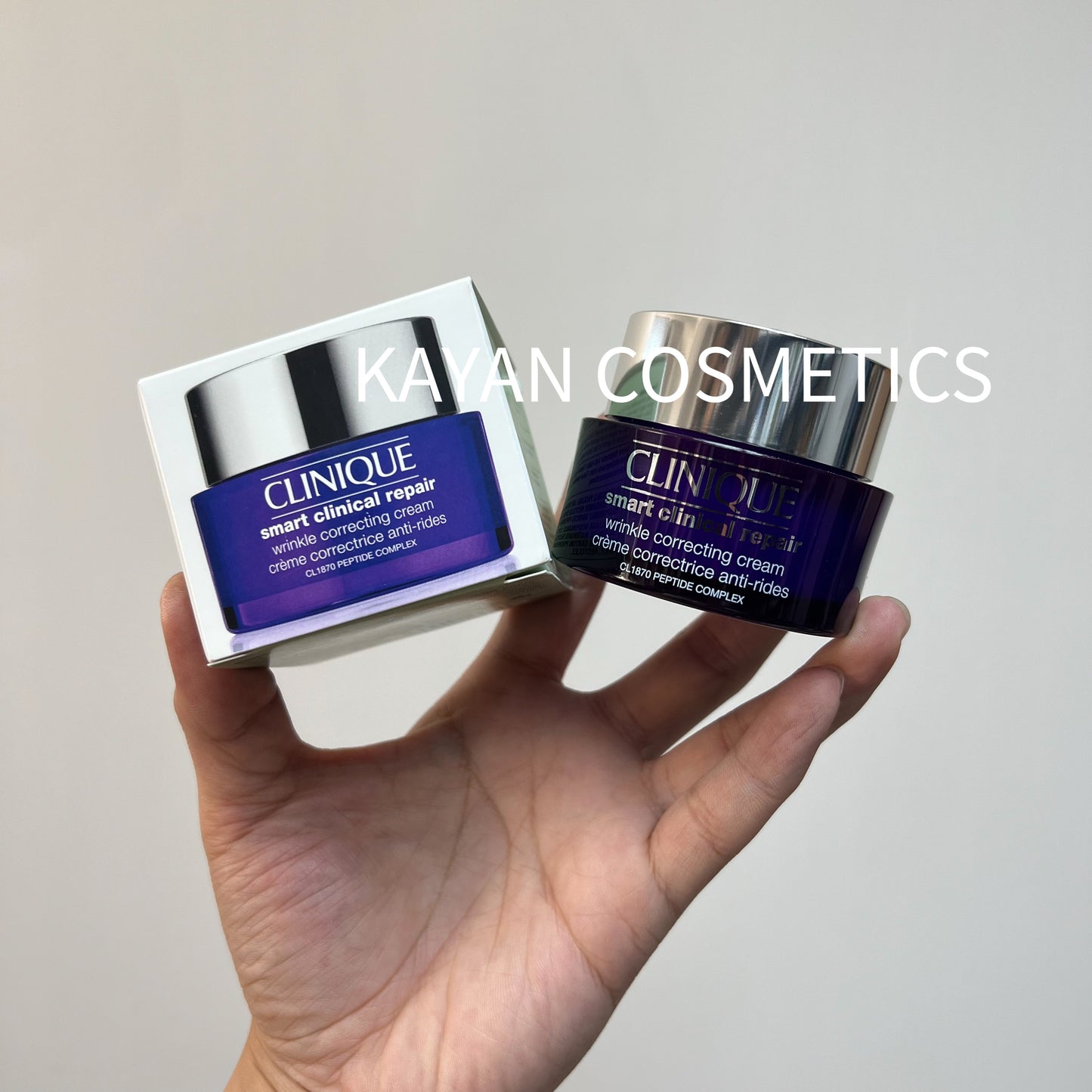 包順豐 CLINIQUE 倩碧 激光活膚緊緻乳霜  1870紫光瓶面霜50ml Clinique Smart Clinical Repair Wrinkle Correcting Cream