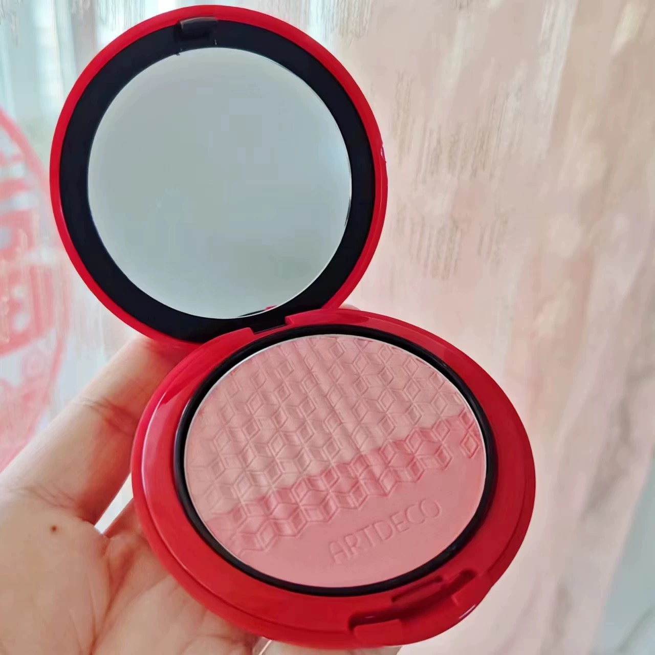 ARTDECO 雙色腮紅 3D修顏粉餅 自然蜜桃色 10g ARTDECO Blush Couture Fard à Joues Couture Zweifarbiger Blusher