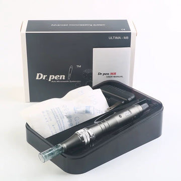 DR.PEN M8小黑筆 MTS無線電動充電M8微針儀導入美容儀 ULTIMA - M8 電動微針筆 dr pen M8納米微晶美容儀導入儀飛梭筆 drpen 手提電動MTS儀