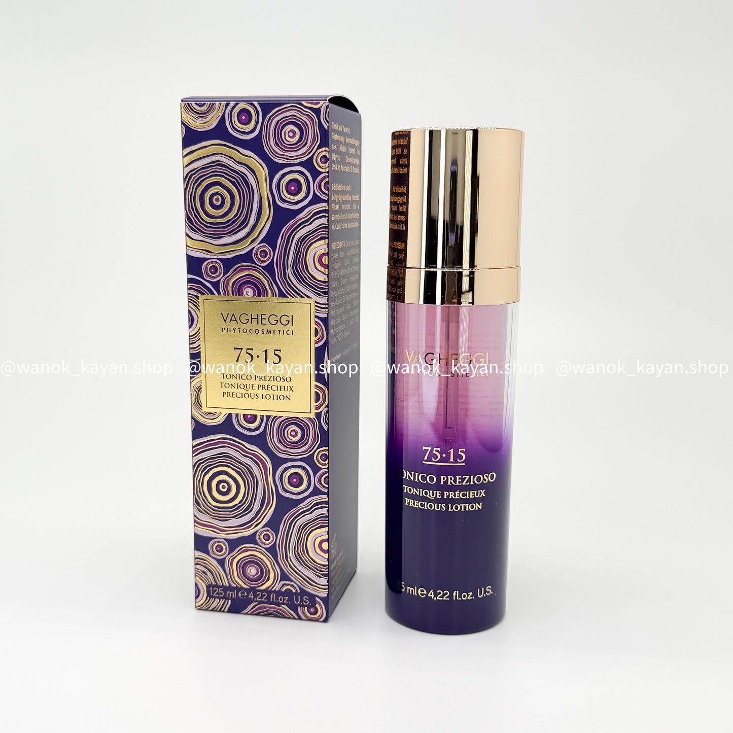 包順豐 vagheggi  7515 紫水晶爽膚水凝露 125ml VAGHEGGI 75.75 TONICO PREZIOSO TONIQUE PReCIEUX lottion