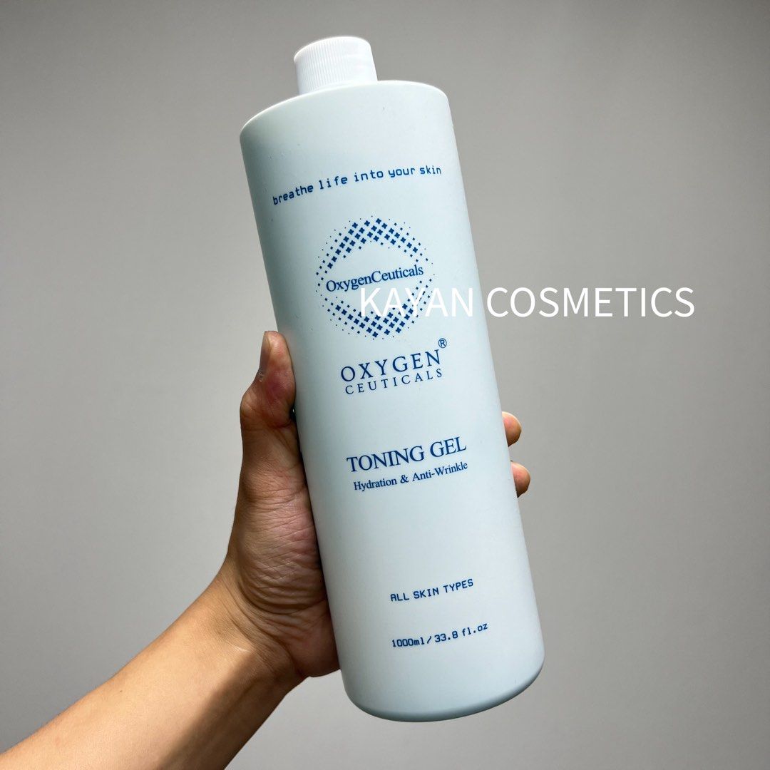 包順豐 韓國 OxygenCeuticals Toning gel 啫哩爽膚精華 水油平均爽膚啫喱 TONING GEL 1000ml