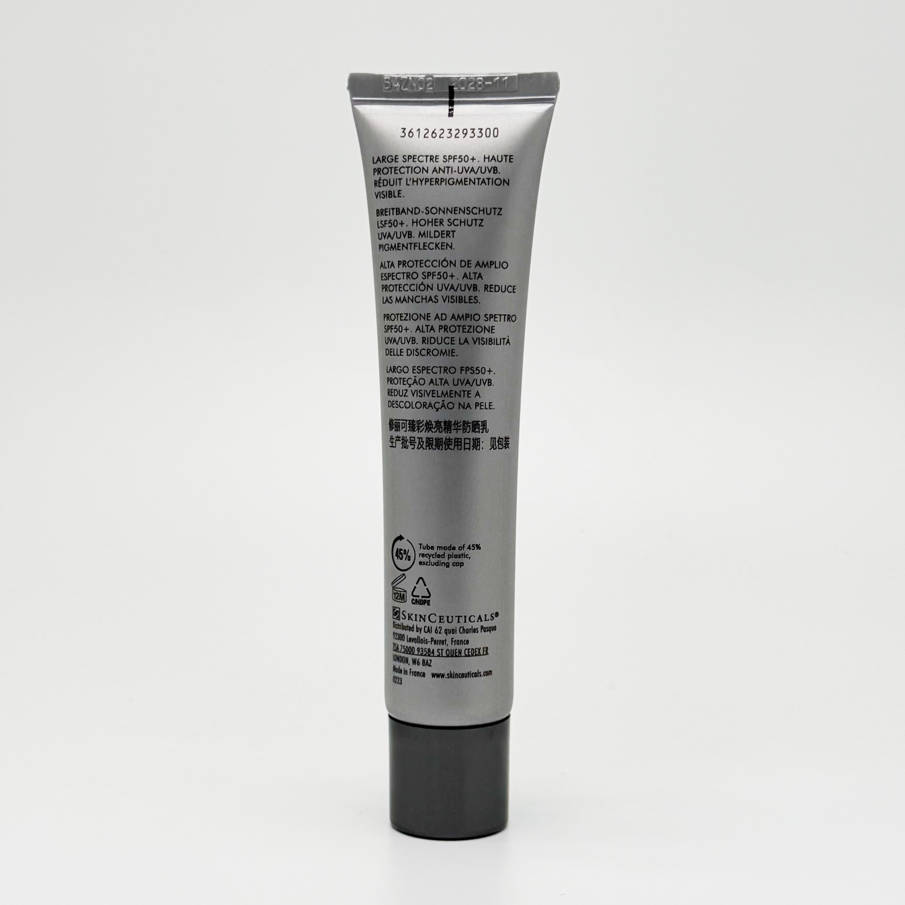 SkinCeuticals 雙效淡斑防曬霜 SPF 50防曬小銀傘 極致煥白防曬隔離乳SkinCeuticals Advanced Brightening UV Defense Sunscreen
