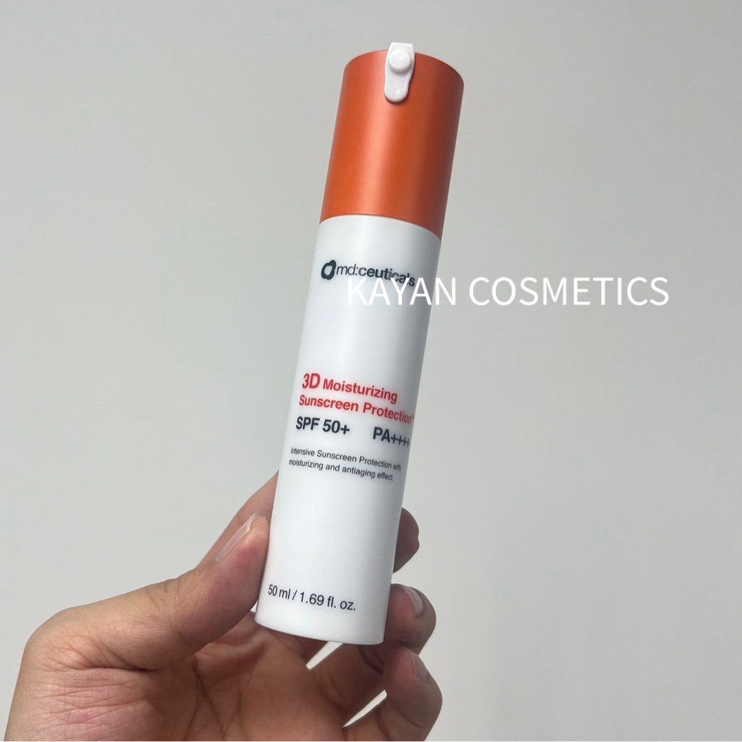 10/29日期 英國 md:ceuticals 3D純物理防曬霜SPF50+50ml mdceuticals md:ceuticals 全物理抗氧防曬霜 3D Moisturizing Sunscreen Protection SPF50+ md ceuticals