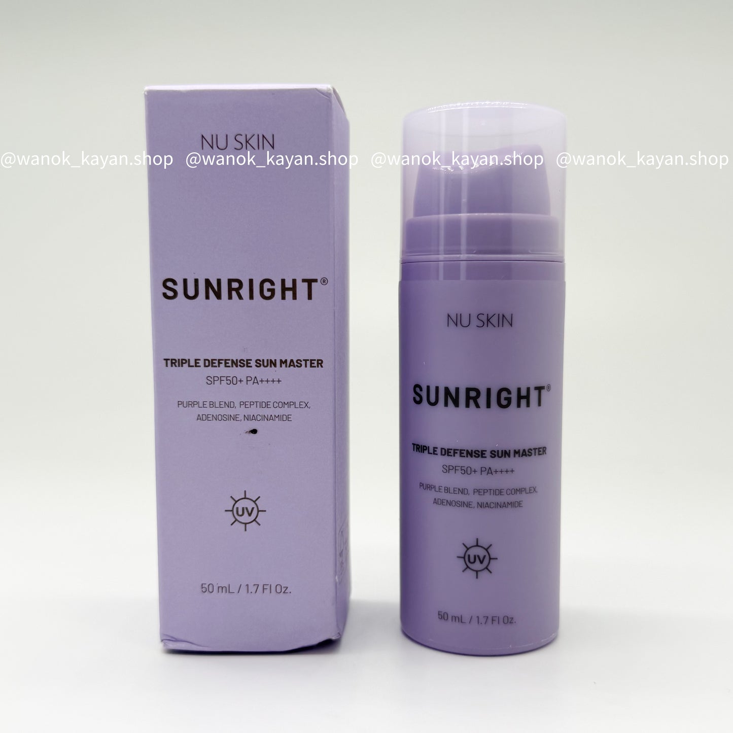 Nu Skin 三效輕透防曬精華50ml SPF50+ PA++++ Nu Skin Sunright Triple Defense Sun Master NuSkin
