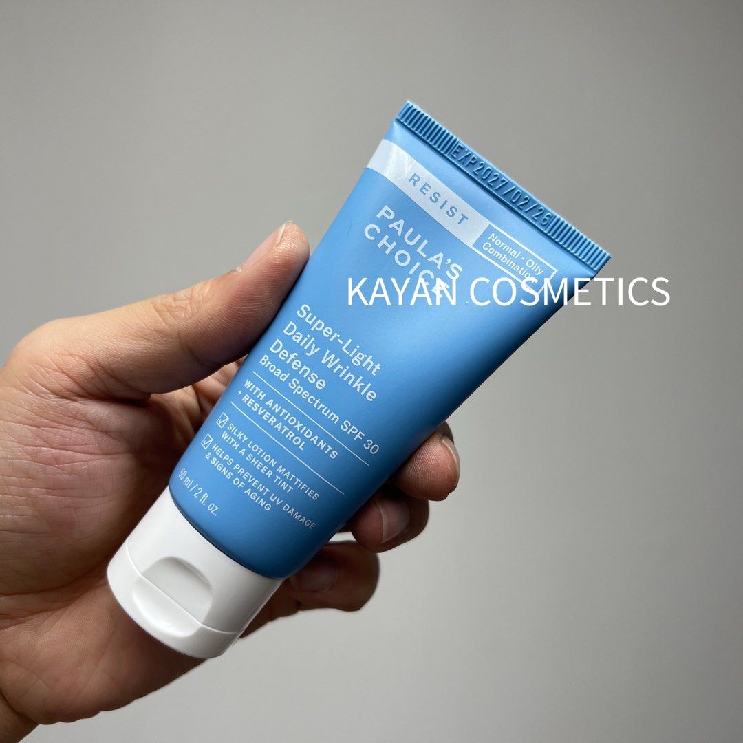28年日期 包順豐 PAULA'S CHOICE 寶拉珍選 歲月屏障清透防曬霜隔離SPF30 60mL PAULAS CHOICE Super-Light Daily Wrinkle Defense Broad Spectrum SPF30。。paula‘s choice 、 paulas choice 、寶拉珍選 、PAULA'S CHOICE、