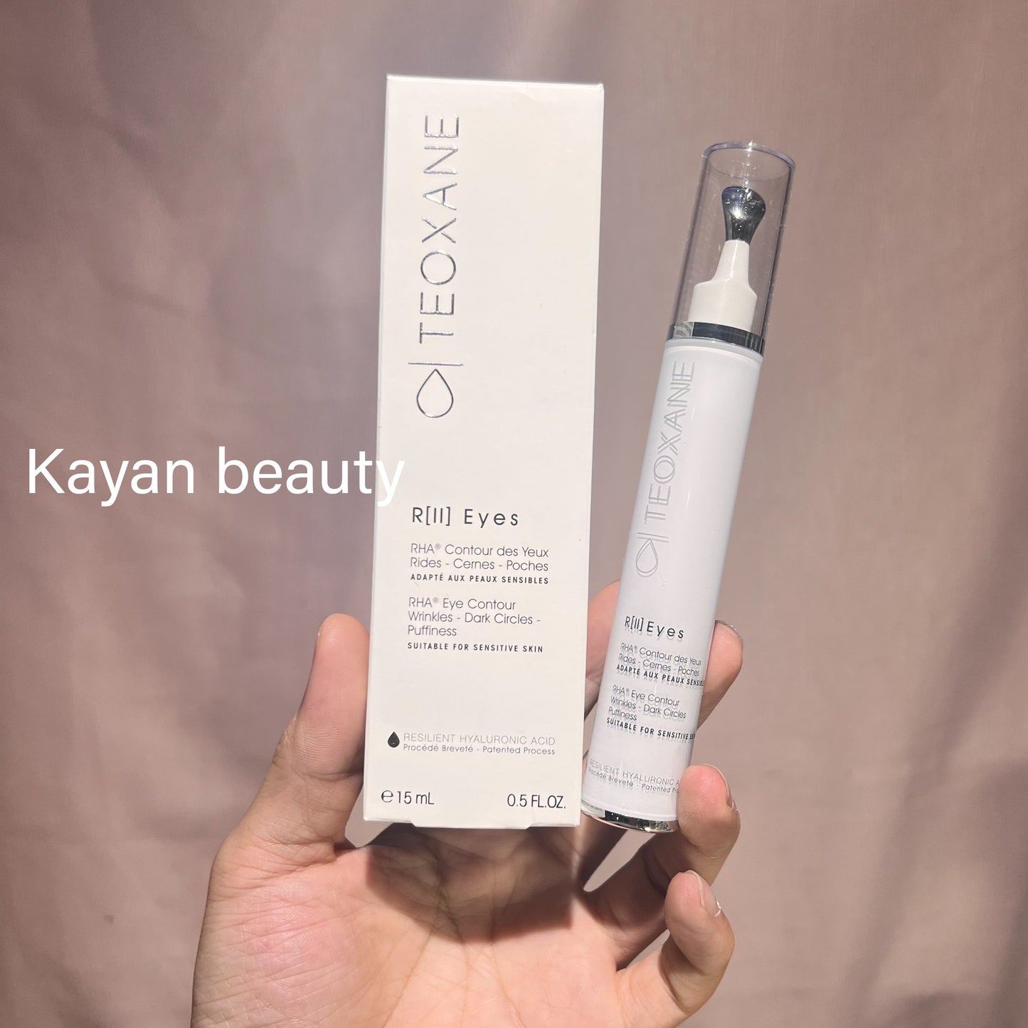 包順豐 瑞士 teoxane R2 eye 第二代 凝時抗黑眼圈精華眼霜 15ml Teoxane R[II] EYES RHA ADVANCED EYE CONTOUR