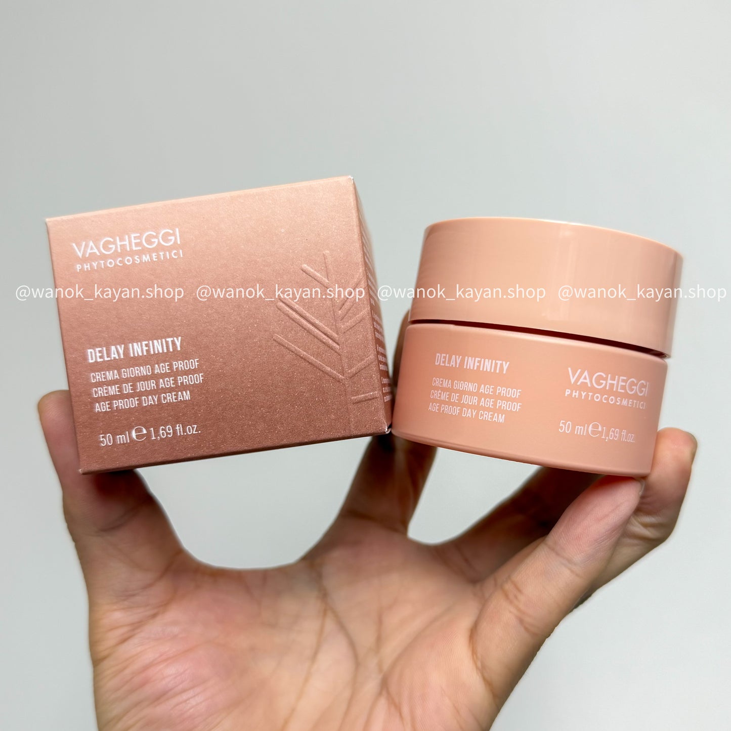 包順豐 意大利 韻姿 VAGHEGGI 輕齡膠原日霜 Delay Infinity Day Cream 50ml