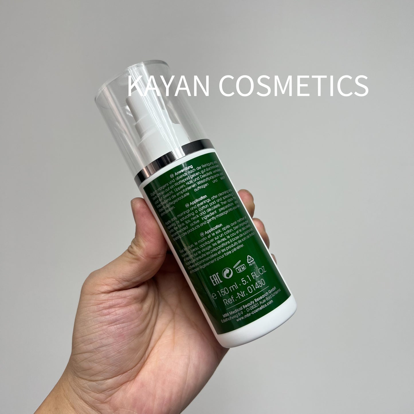 德國MBR Medical Beauty Research MBR鑽石水精粹水 復春精華水150ml Hydrating & Litting Toner