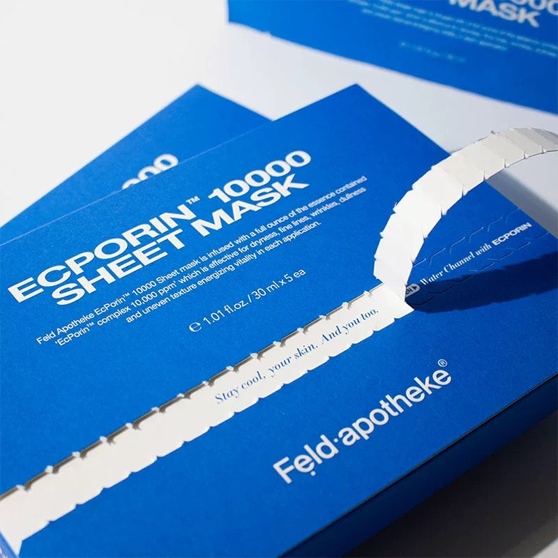 Feld Apotheke Ecporin 10000 復活注水面膜 5片/一盒 ECPORIN 10000 SHEET MASK