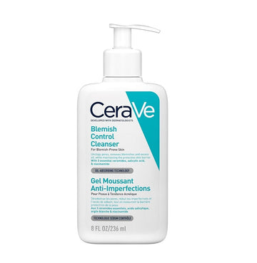 CeraVe 2%水楊酸潔面啫喱 淨膚白泥抗粉痘潔面露 Blemish Control Cleanser 236ml CeraVe