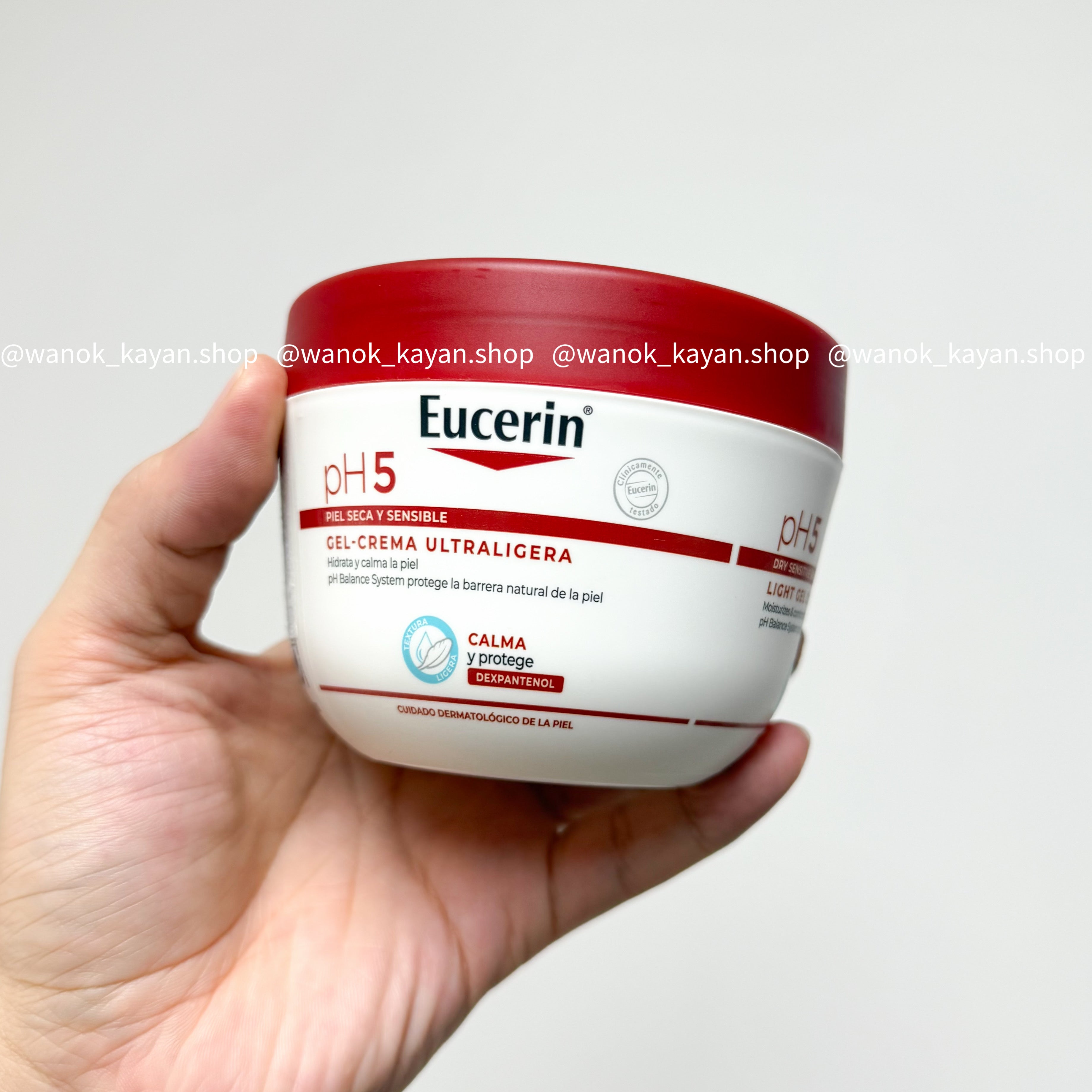 Eucerin pH5 輕盈舒潤保濕身體乳 350ml 超輕盈凝膠乳霜Light Gel Cream 350ml