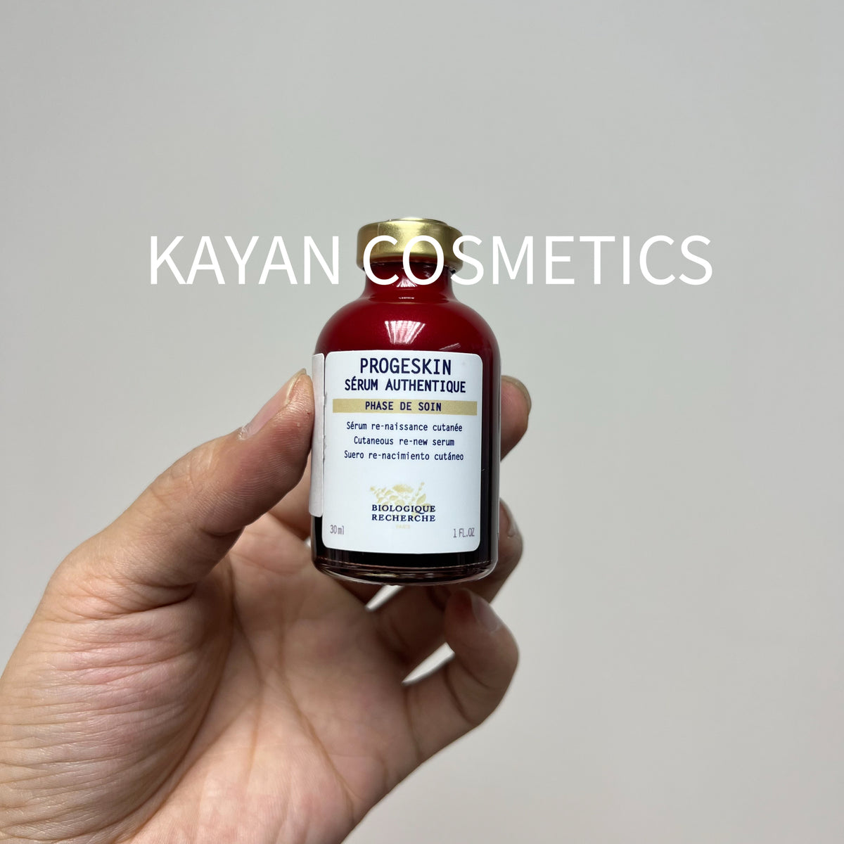 Biologique Recherche BR 原液之謎 Progeskin 逆齡時光新生原液 30ml PROGESKIN Serum Authentique Progeskin
