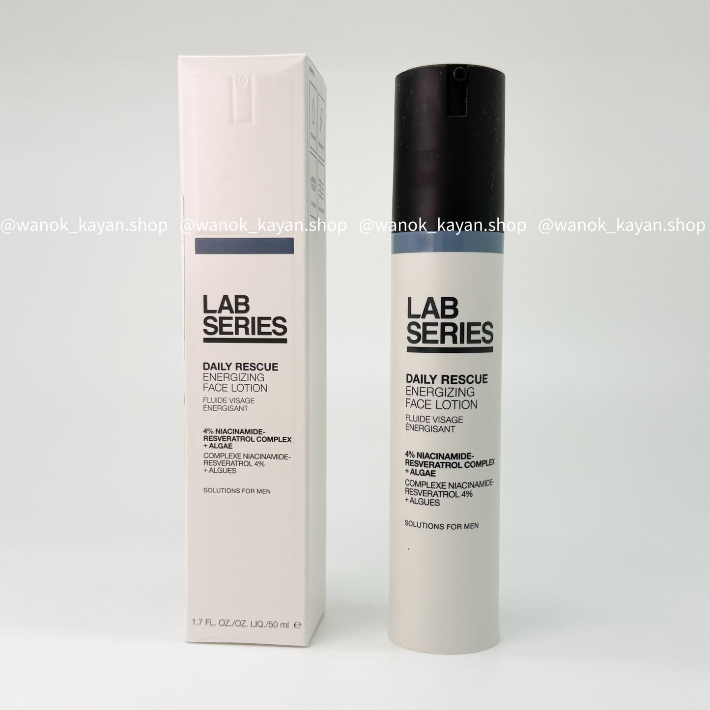 包順豐 LAB SERIES 朗仕 日常修護能量保濕面霜/活顏修護青春乳液 50ml  LAB SERIES DAILY RESCUE ENERGIZING FACE LOTION