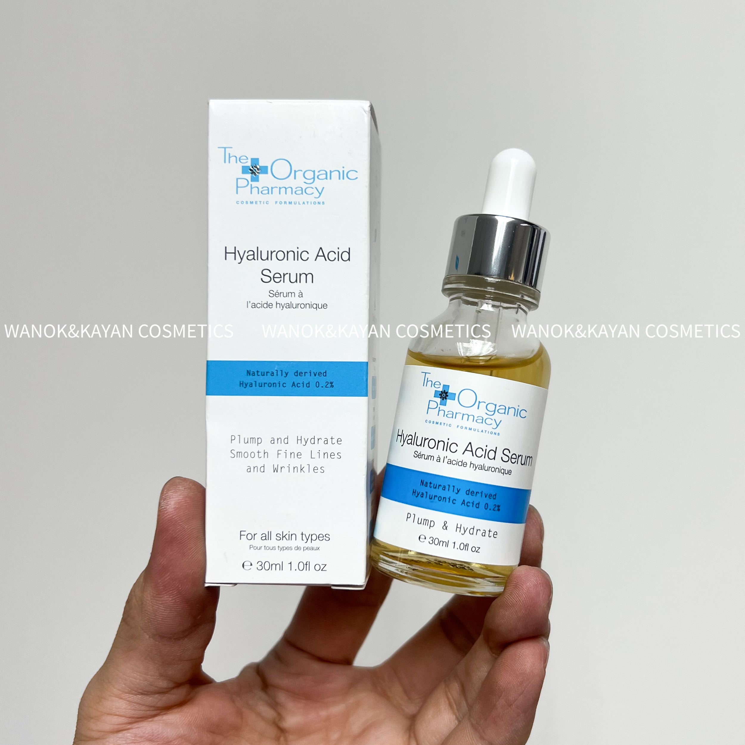 The Organic Pharmacy 玻尿酸豐潤精華 30ml Hyaluronic Acid Serum Plump and Hydrate Smooth Fine Lines and Wrinkles