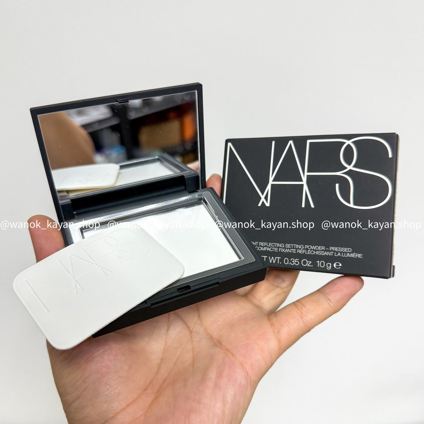 包順豐 NARS 原生光蜜粉餅 10g  大白餅粉餅 蜜粉10g  NARS裸光透明色蜜粉餅 大白餅 TRANSLUCENT CRYSTAL
LIGHT REFLECTING SETTING POWDER-PRESSED