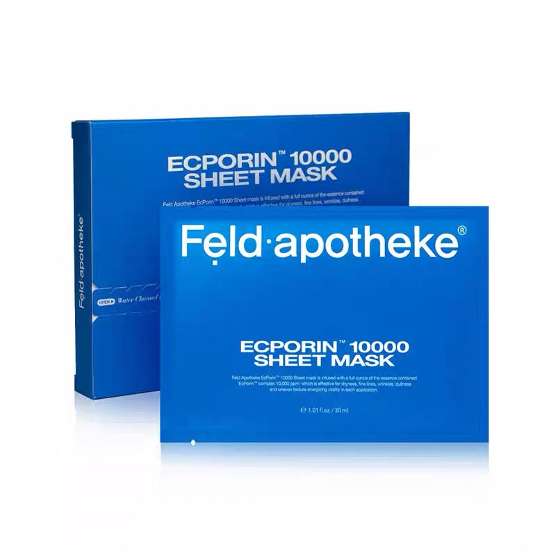Feld Apotheke Ecporin 10000 復活注水面膜 5片/一盒 ECPORIN 10000 SHEET MASK