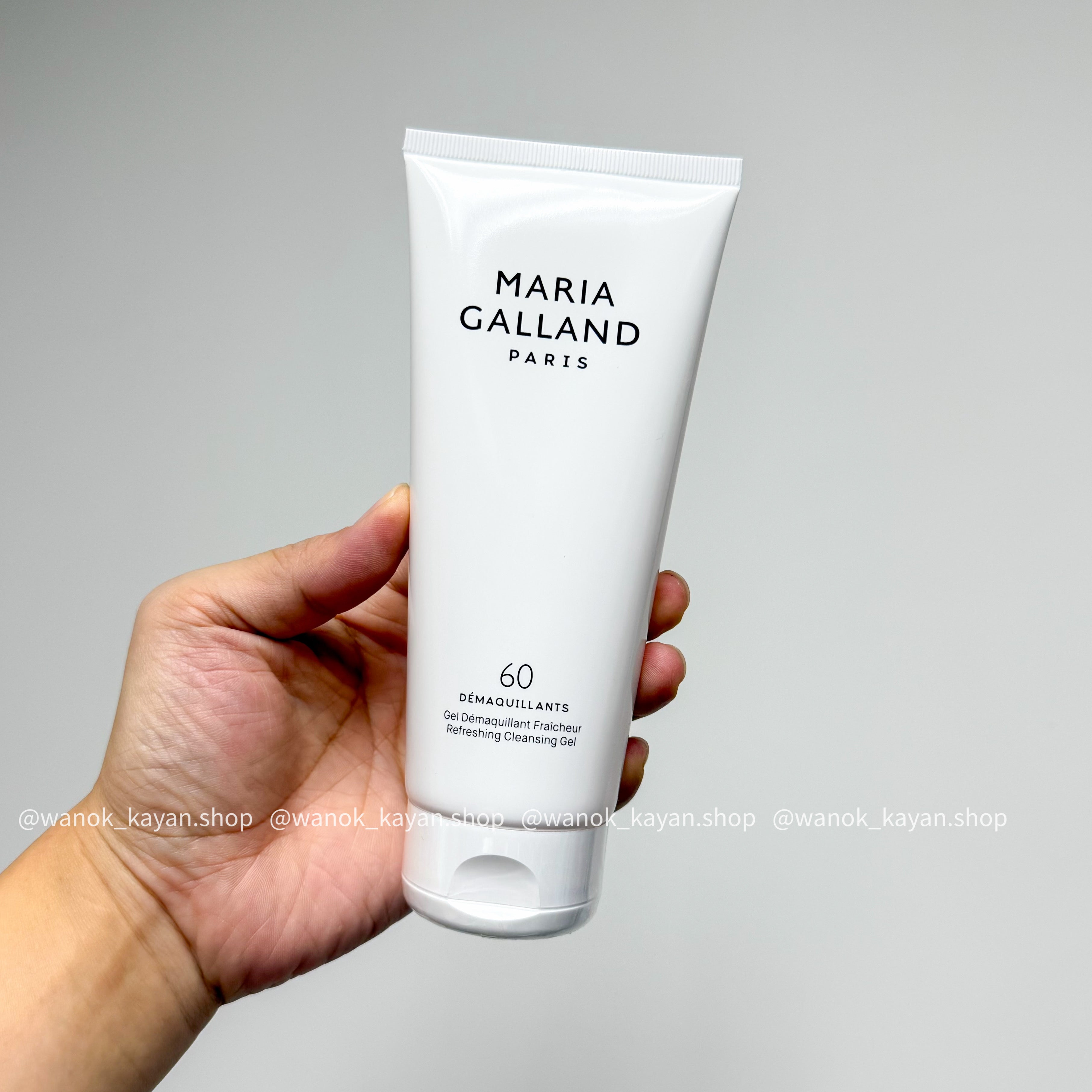 MARIA GALLAND 60 水柔淨膚膠 200ml 60 DEMAQUILLANTS
Gel Demaquillant Fraicheur
Refreshing Cleansing Gel