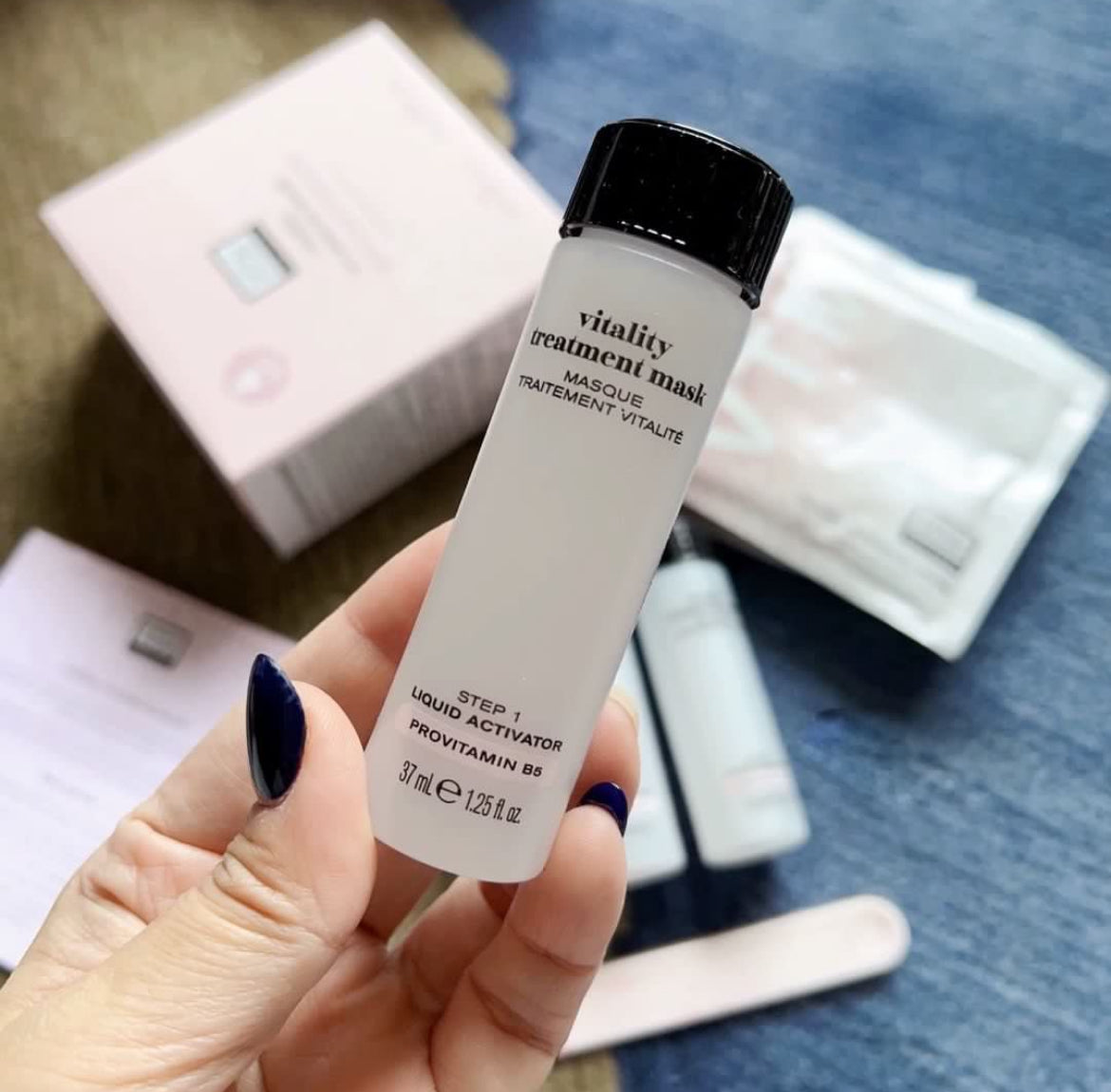 Erno Laszlo 水療再生冰白面膜 冰白面膜一盒4組 vitality treatment mask（STEP 1 ：4x37 ml + STEP 2 ：4×5.5g）