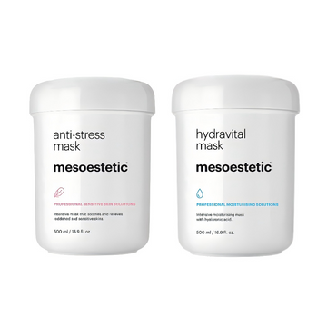 Mesoestetic 鎖水磁石面膜  Mesoestetic Hydravital Mask 500ml / Mesoestetic anti-stress mask 修復抗氧化保濕面膜 500ml