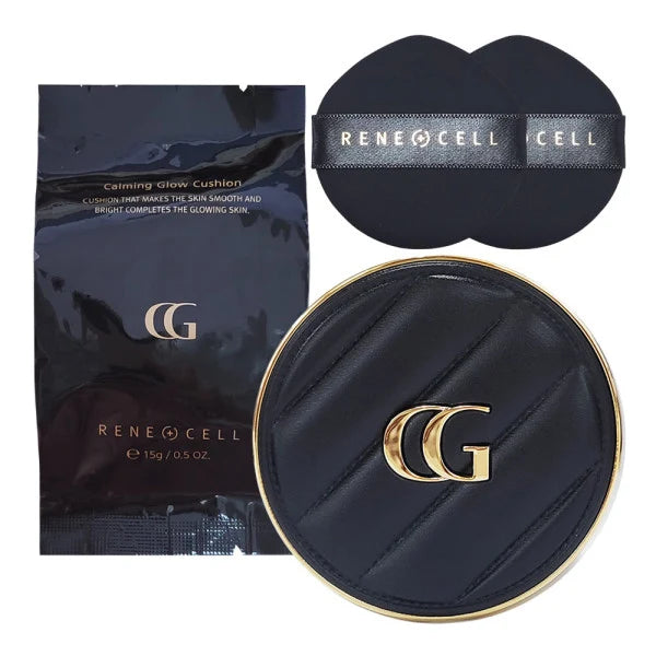 包順豐 韓國 RENE-CELL CG氣墊 滋潤遮瑕    Calming Glow Cushion 修復細胞鎮靜發光氣墊 / CG氣墊