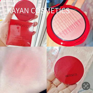 ARTDECO 雙色腮紅 3D修顏粉餅 自然蜜桃色 10g ARTDECO Blush Couture Fard à Joues Couture Zweifarbiger Blusher