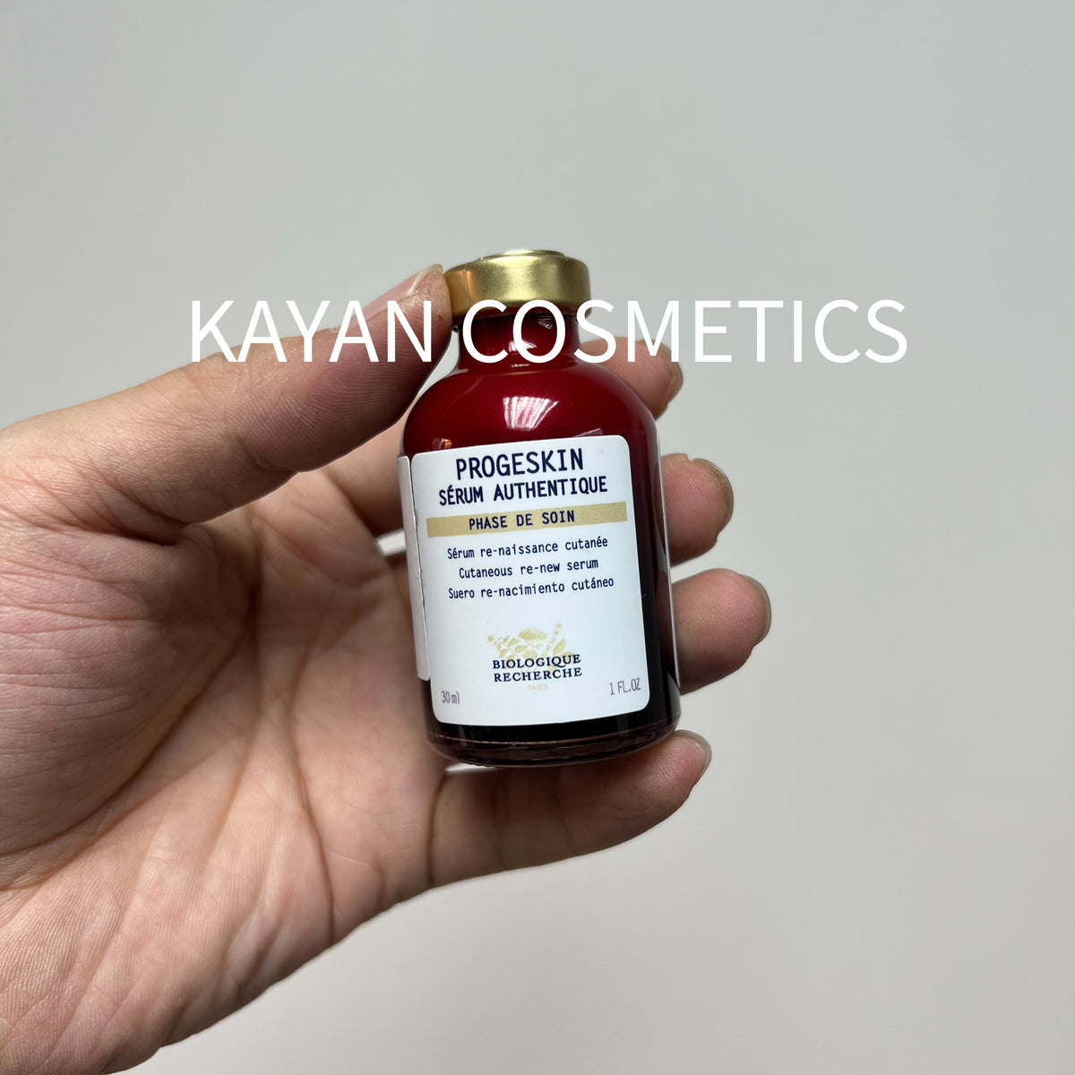 Biologique Recherche BR 原液之謎 Progeskin 逆齡時光新生原液 30ml PROGESKIN Serum Authentique Progeskin