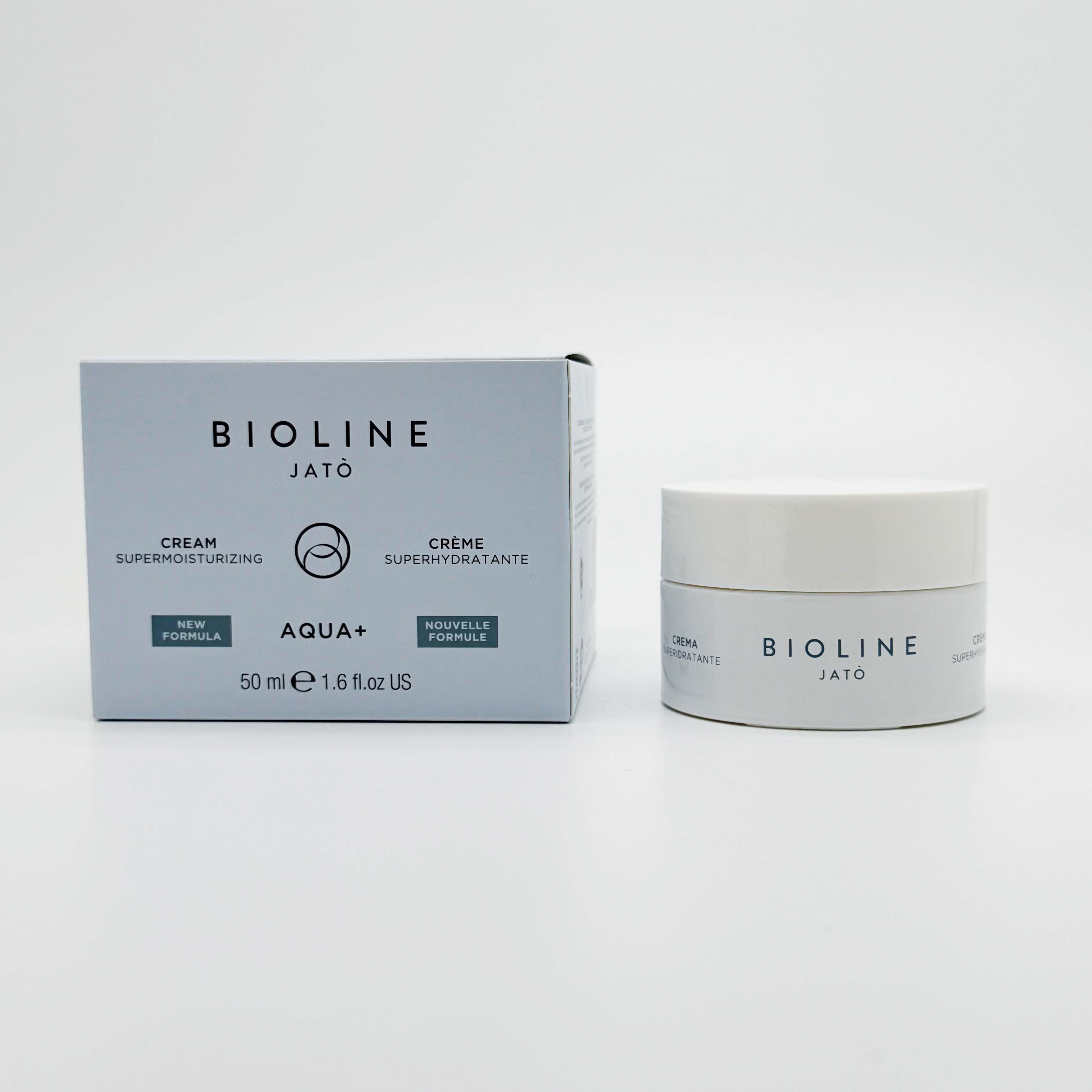 SF package! Italian BIOLINE JATO MILAN original soothing, nourishing, moisturizing and repairing sensitive skin cream hydrating, moisturizing and soothing CREMA SUPERIDRATANTE AQUA+ 50ml