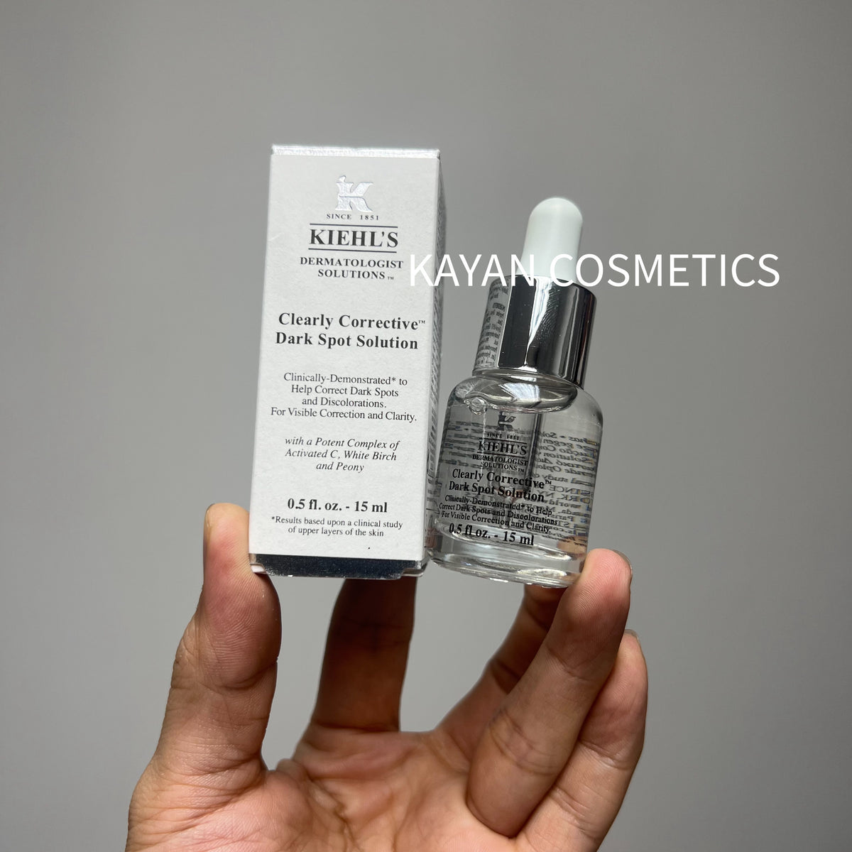 Kiehl's Clearly Corrective Dark Spot Solution 美白淡斑精華 集煥白均衡亮膚淡斑精華15ml