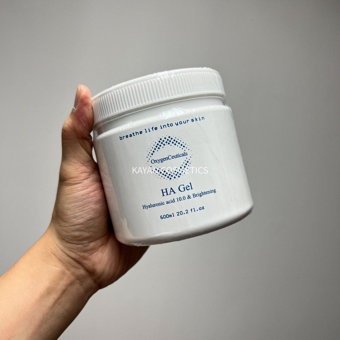 包順豐 韓國 OxygenCeuticals 玻尿酸 爆水氧爆彈面霜 600ml Oxygen Ceuticals HA Gel 玻尿酸凝膠 (Hyaluronic Acid 10.0 & Brightening)
