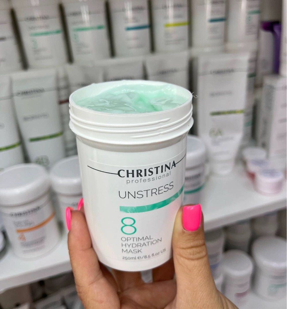 Christina 8號乳酸菌修復補濕面膜 250ml UNSTRESS 8 OPTIMAL
HYDRATION MASK