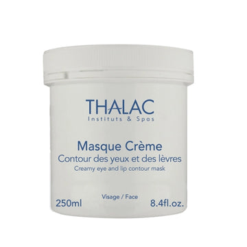 THALAC 冰河水面膜250ml水光睡眠面膜眼唇膜 Masque Creme Contour des yeux et des levres Creamy eye and lip contour mask