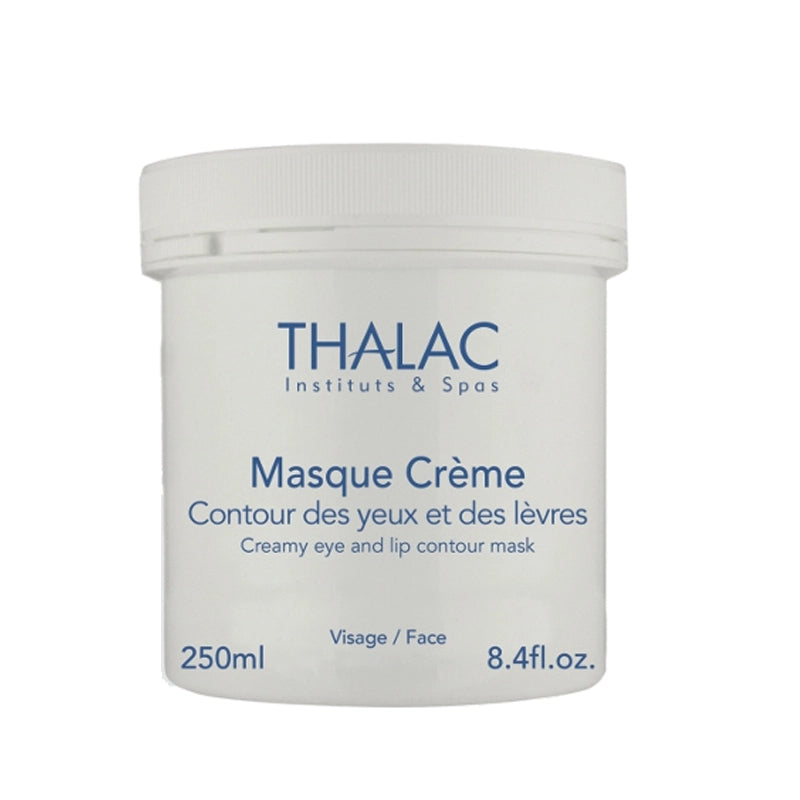 THALAC 冰河水面膜250ml水光睡眠面膜眼唇膜 Masque Creme Contour des yeux et des levres Creamy eye and lip contour mask
