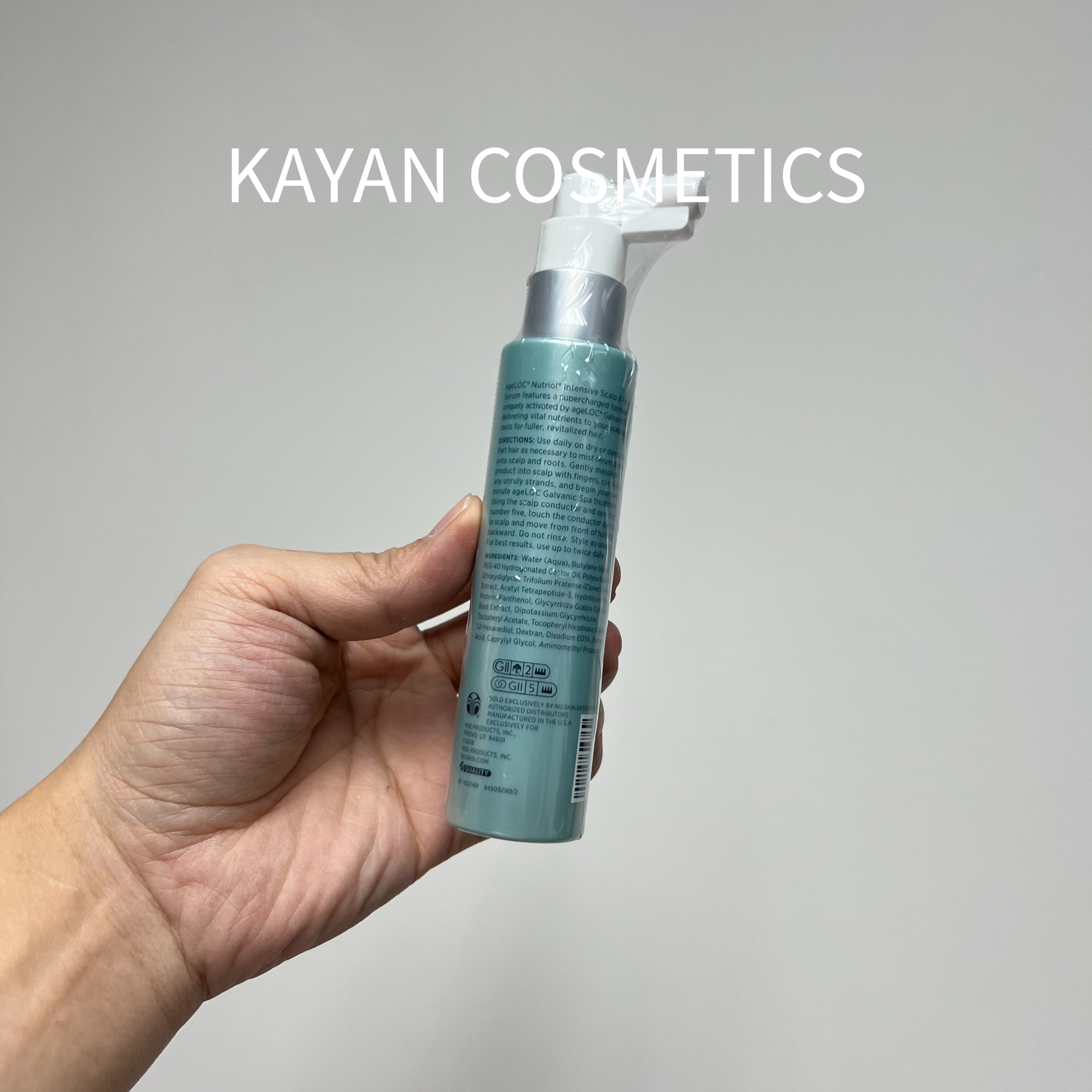 NU SKIN ageLOC Nutriol 賦活精萃豐盈滋養液 75ml ageLOC Nutriol Intensive Scalp & Hair Serum NUSKIN