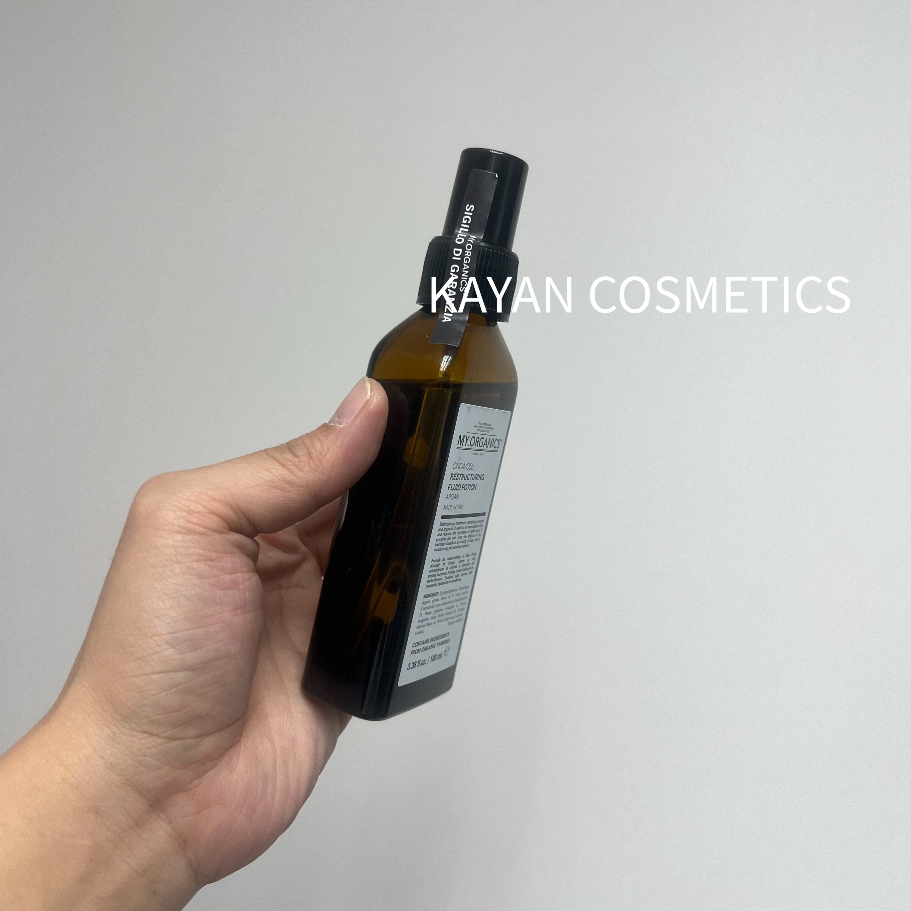 my.organics 摩洛哥有機護髮油精油100ml  CNO4/055 THE ORGANIC RESTRUCTURING FLUID POTION ARGAN