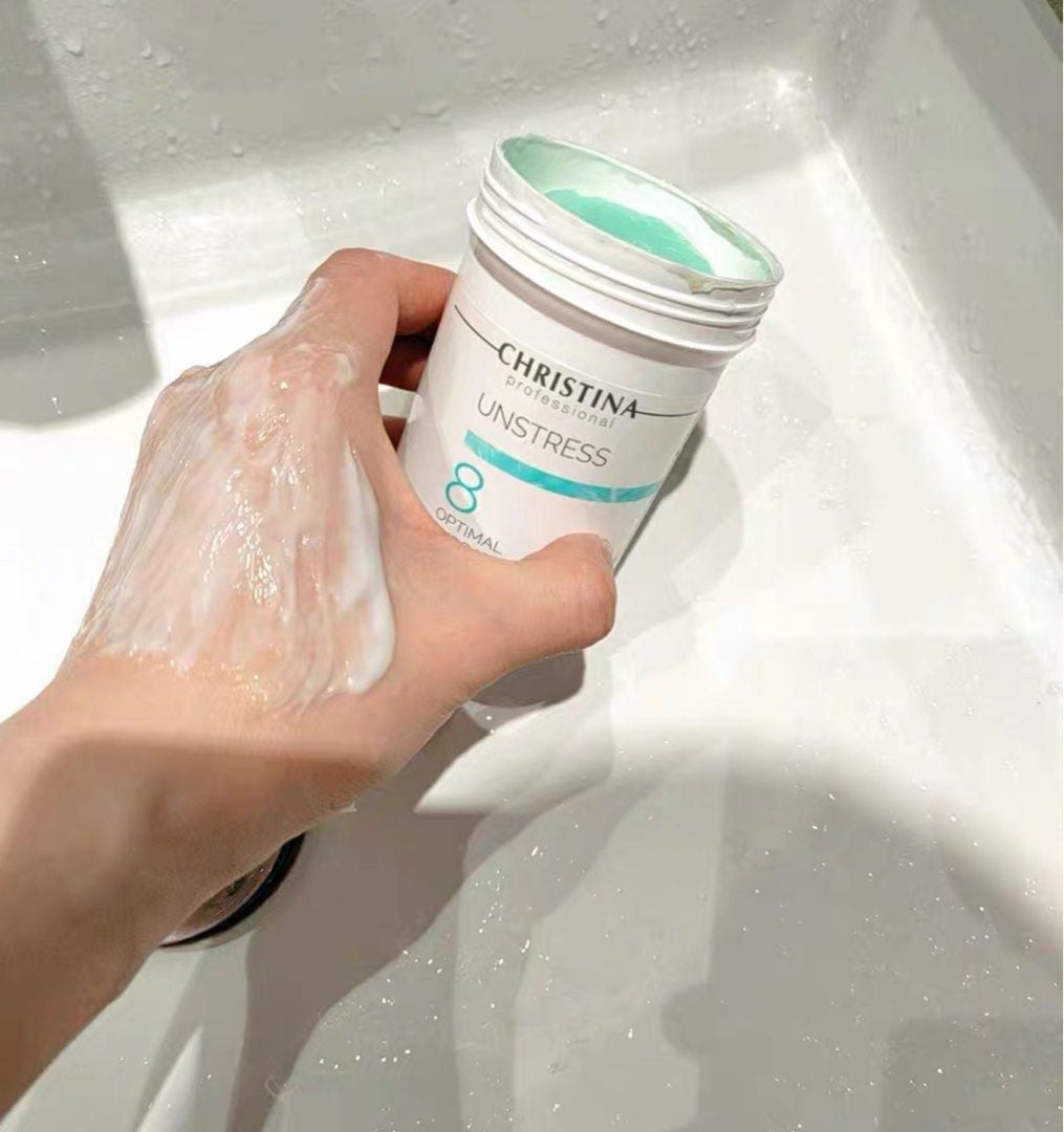 Christina 8號乳酸菌修復補濕面膜 250ml UNSTRESS 8 OPTIMAL
HYDRATION MASK