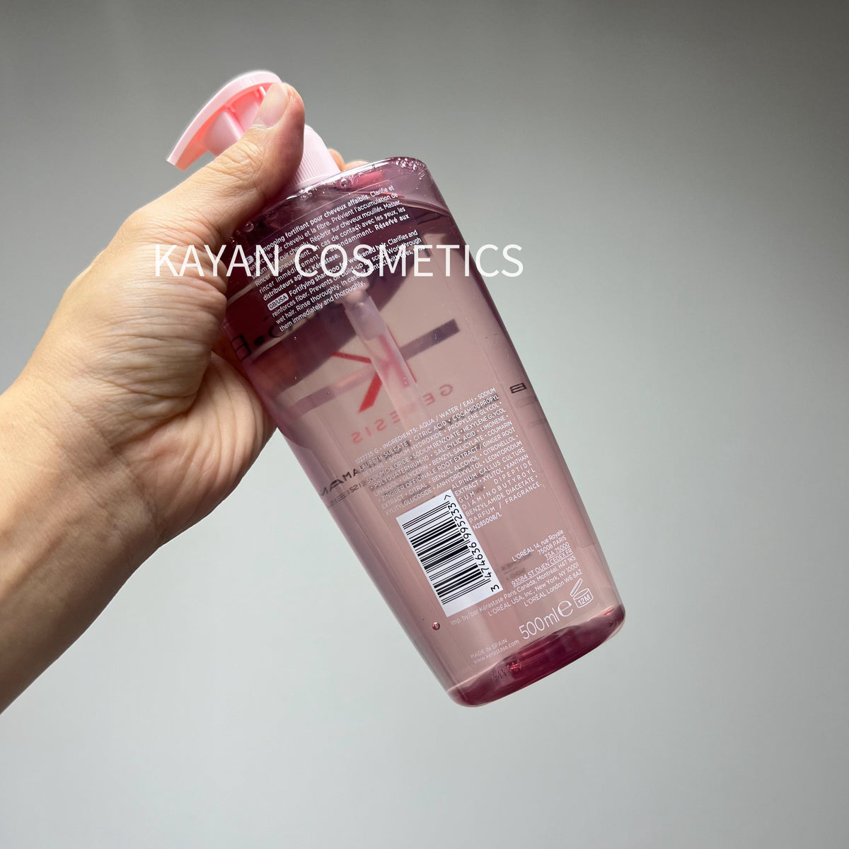 kerastase 卡詩洗頭水 500ml 元氣姜粉瓶GENESIS BAIN HYDRA-FORTIFIANT Shampooing fortifiant
