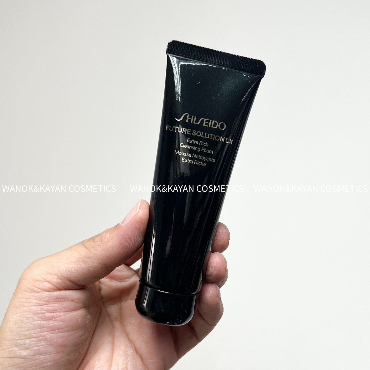 包順豐 資生堂 SHISEIDO 時光琉璃洗面奶 50ml Shiseido 晶鑽豐盈潔面泡沫  FUTURE SOLUTION LX Extra Rich Cleansing Foam