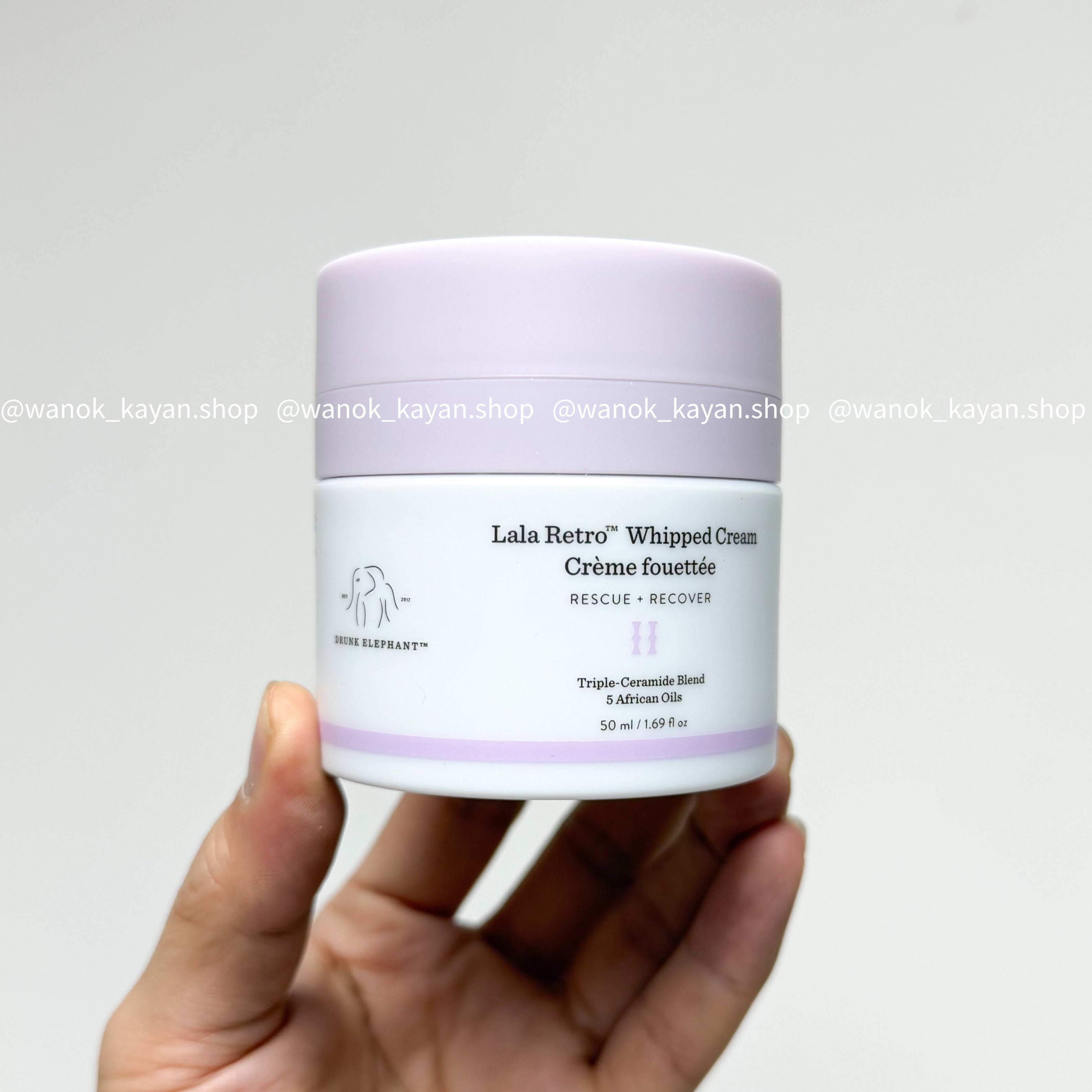 Drunk Elephant 拉拉全效修護霜  LALA復古鮮奶面霜50ml Lala Retro™ Whipped Cream Crème fouettée