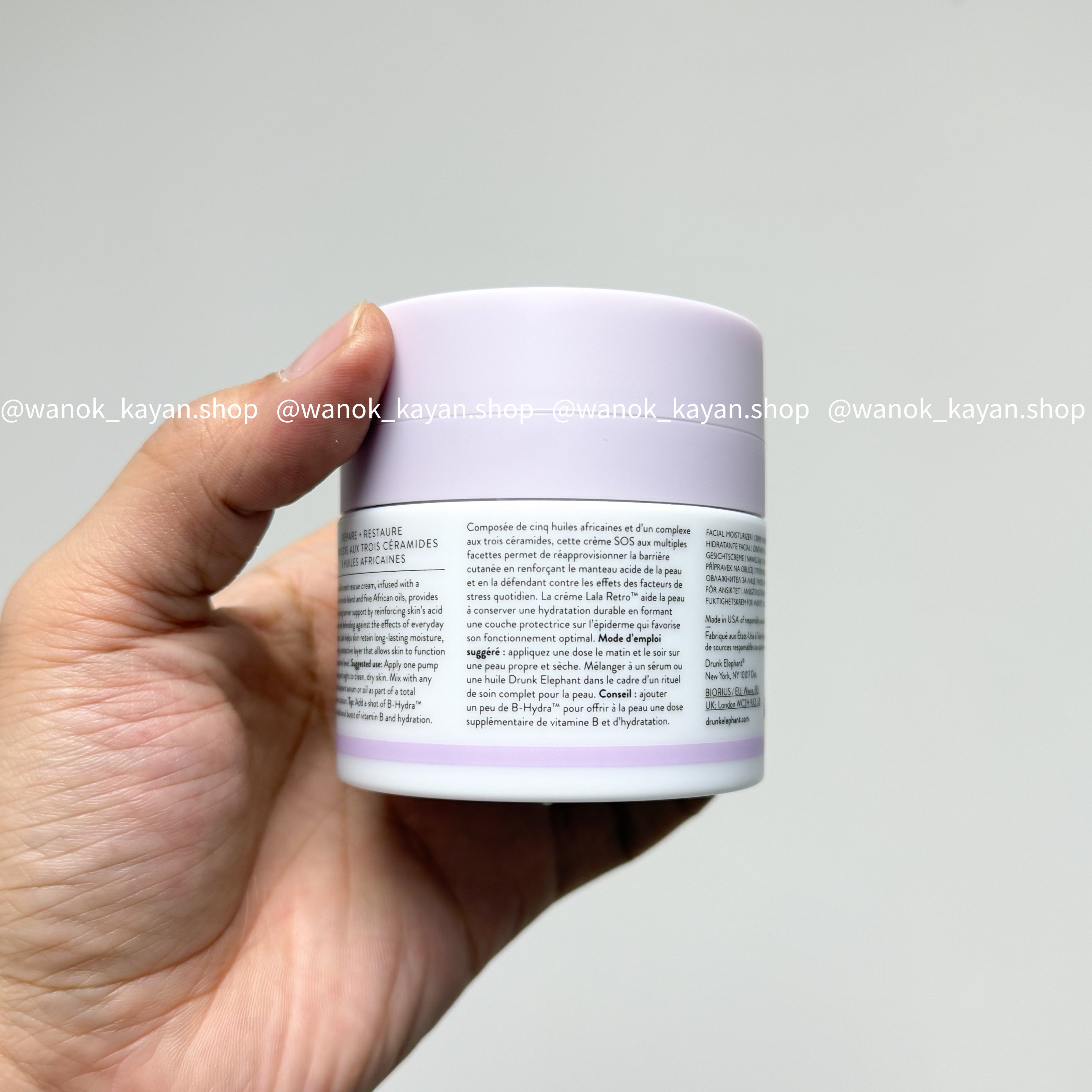 Drunk Elephant 拉拉全效修護霜  LALA復古鮮奶面霜50ml Lala Retro™ Whipped Cream Crème fouettée