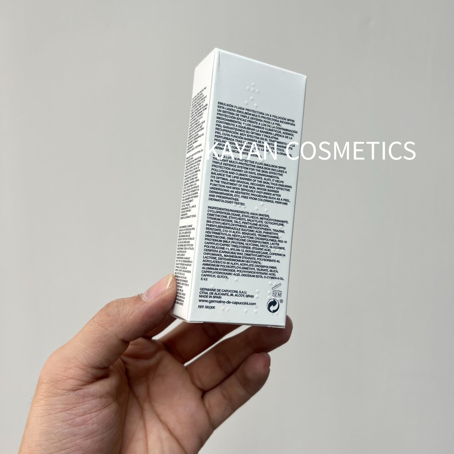 章小蕙推薦 包順豐 GERMAINE DE CAPUCCINI 修護防曬霜30ml 敏感肌清爽SYNERGYAGE UV + FR BLOCK   SPF50 UVB/UVA+++ ALTA/HIGH germaine gdc