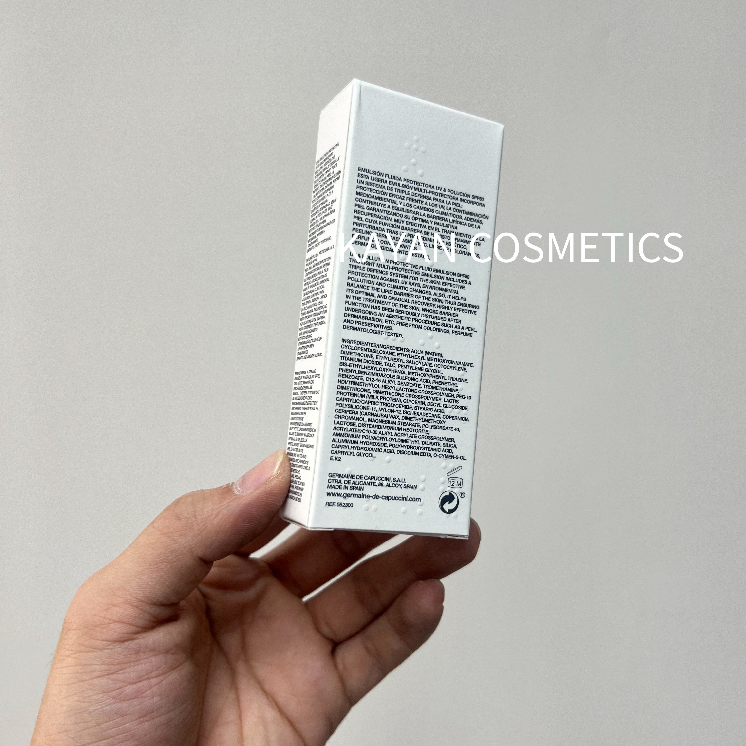 章小蕙推薦 包順豐 GERMAINE DE CAPUCCINI 修護防曬霜30ml 敏感肌清爽SYNERGYAGE UV + FR BLOCK   SPF50 UVB/UVA+++ ALTA/HIGH germaine gdc