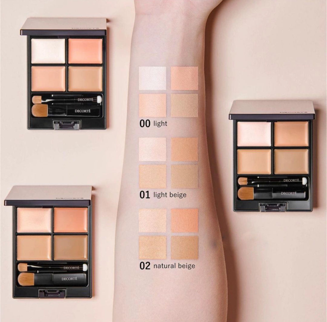 DECORTE one Perfecting Palette 四色遮瑕修容盤 TONE PERFECTING PALETTE 完美校色遮瑕盤