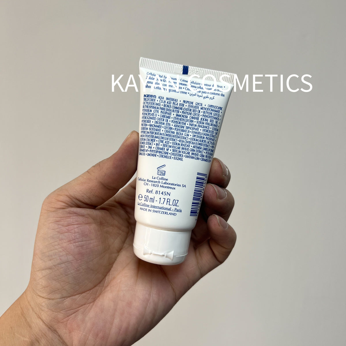 La Colline 活細胞再生眼霜 8145 明眸眼霜50ml EYE PERFORMANCE Cellular Vital Eye Cream Creme Cellulaire Contour des Yeux