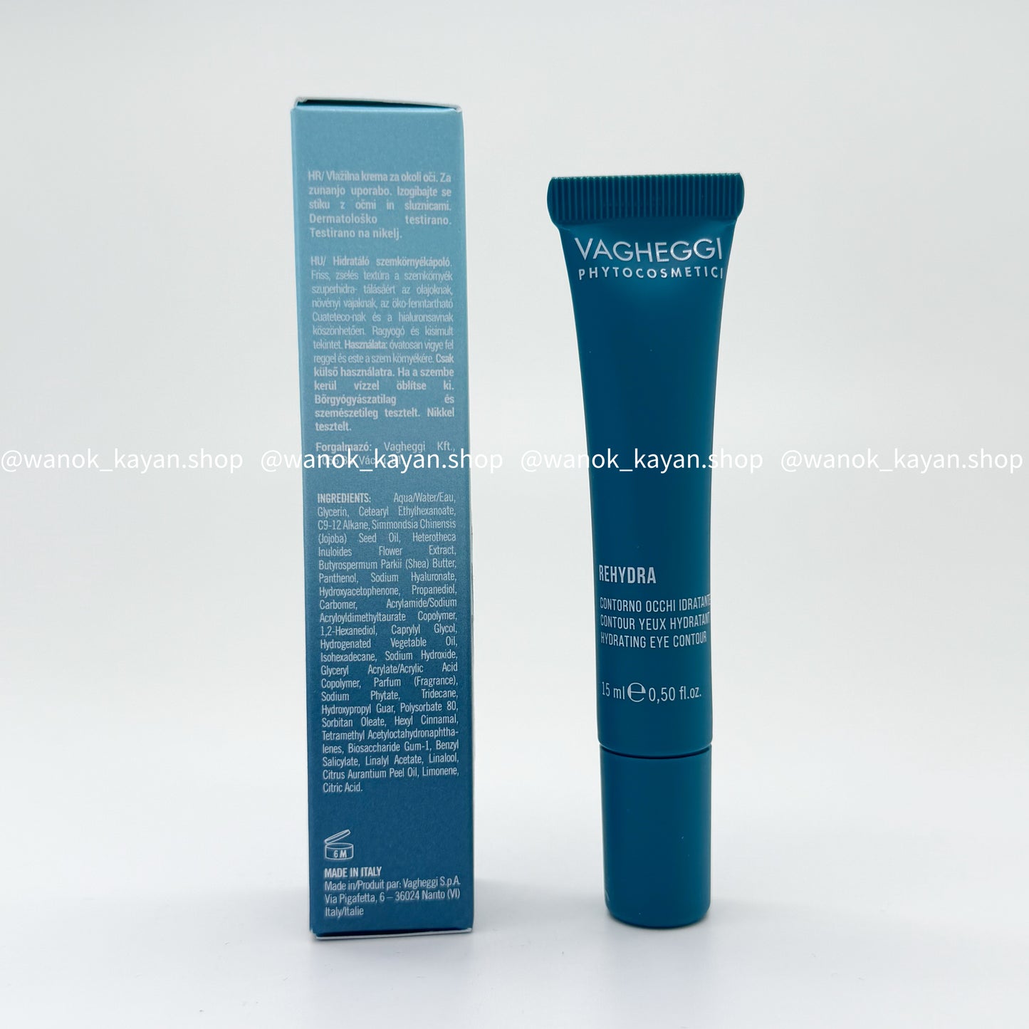 包順豐 韻姿 VAGHEGGI 瞬效水亮眼霜 15ml VAGHEGGI Rehydra Hydrating Eye Contour